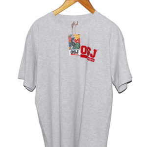 Oldskooljunky Number T-shirt Grey
