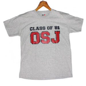 Oldskooljunky Class of 81 T-shirt Grey