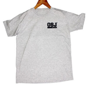 Oldskooljunky Number T-shirt Grey with Navy